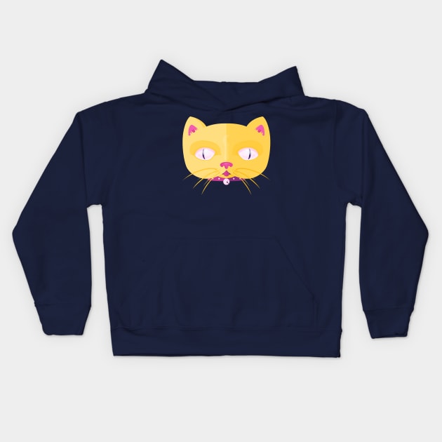 Silly Kitty Kids Hoodie by BadOdds